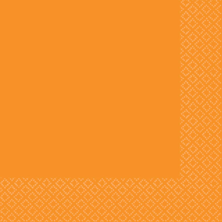 Orange 2ply Dinner Napkins Pack of 40