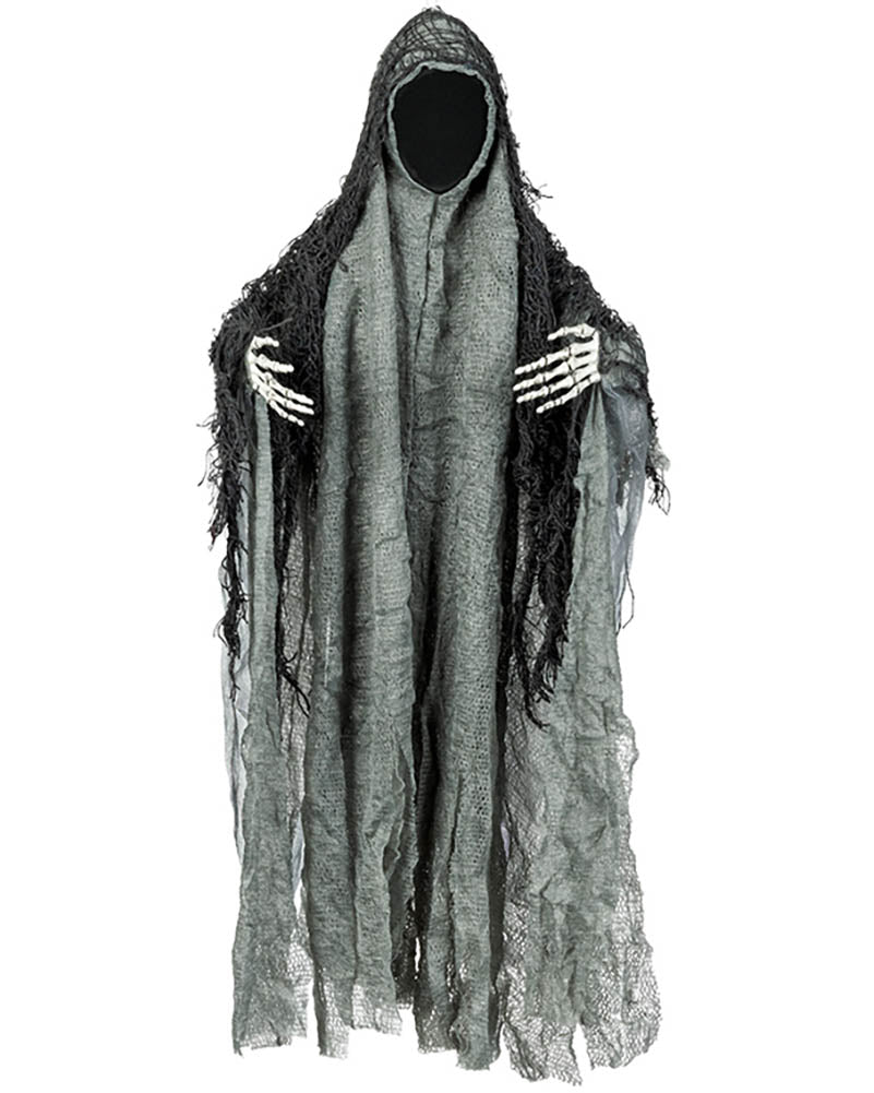 Faceless Black Ghost Hanging Decoration 46cm
