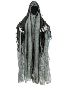 Faceless Black Ghost Hanging Halloween Decoration 46cm