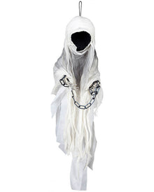 Faceless Ghost Hanging Halloween Decoration 1m