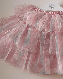 Fairy Princess Pink & Silver Sparkle Tutu 3-5 Years