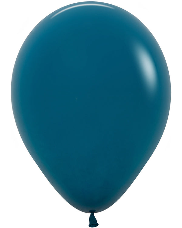 Fashion Deep Teal 30cm Latex Balloons Pack of 100