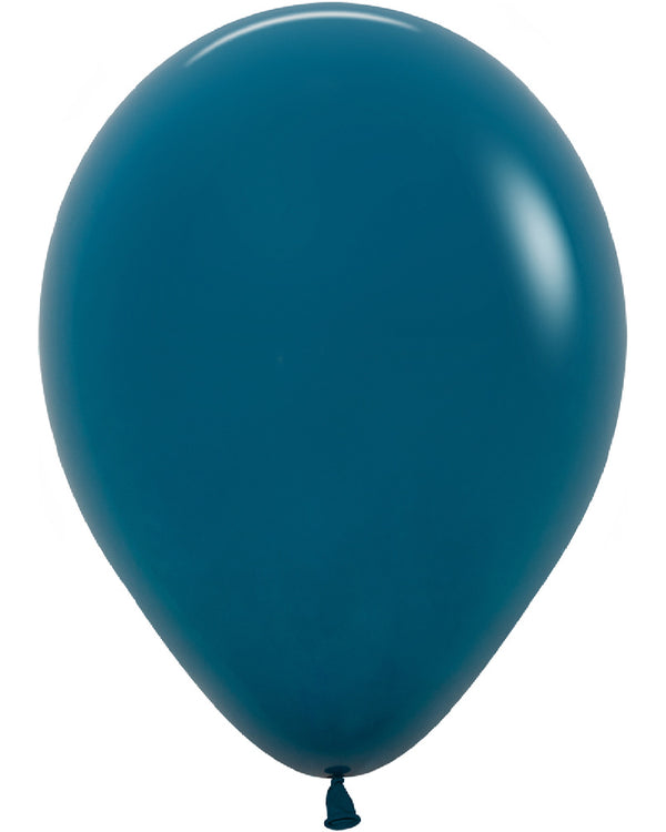 Fashion Deep Teal 30cm Latex Balloons Pack of 50