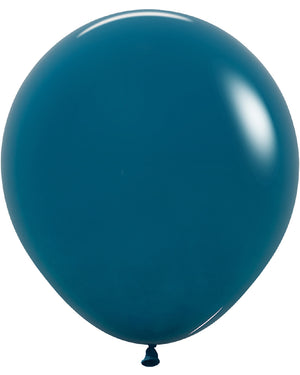 Fashion Deep Teal 45cm Latex Balloons Pack of 6