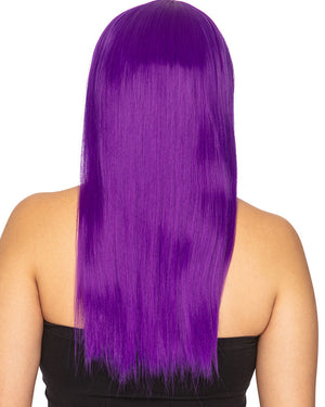 Fashion Deluxe Amethyst Purple Long Wig