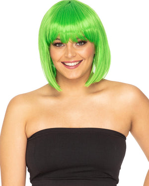Fashion Deluxe Apple Green Bob Wig