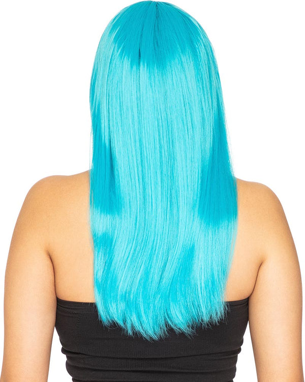 Fashion Deluxe Aquamarine Long Wig