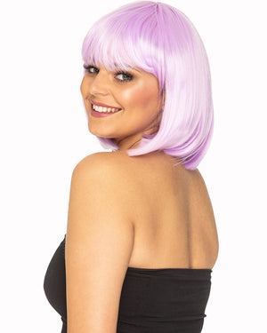 Fashion Deluxe Frosted Lavender Bob Wig