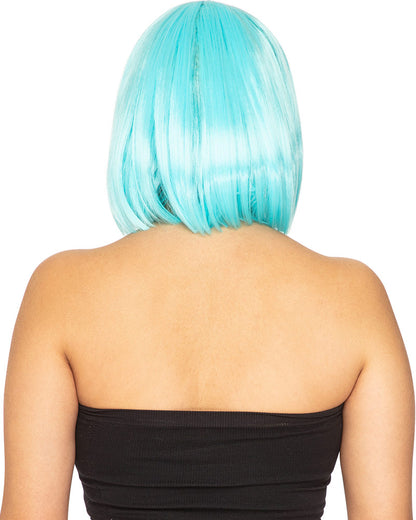Fashion Deluxe Soft Teal Bob Wig