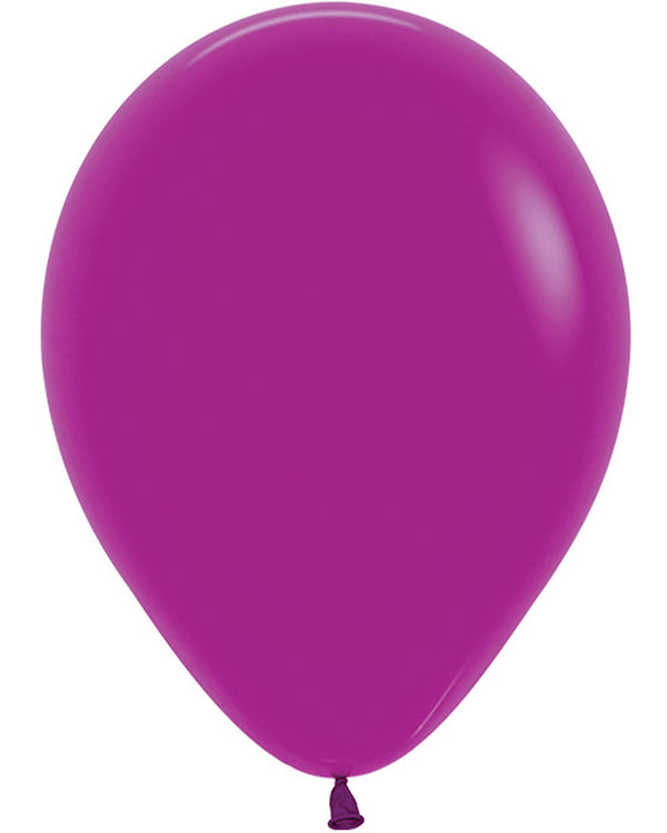 Fashion Purple Orchid 12cm Latex Balloons Pack of 50