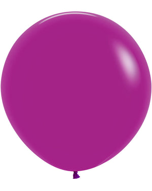 Fashion Purple Orchid 60cm Latex Balloons Pack of 3
