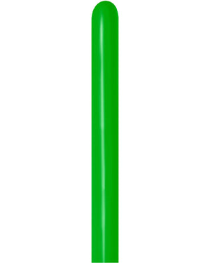 Fashion Shamrock Green 260T Latex Modelling Balloons Pack of 50