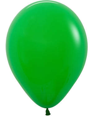 Fashion Shamrock Green 30cm Latex Balloons Pack of 50
