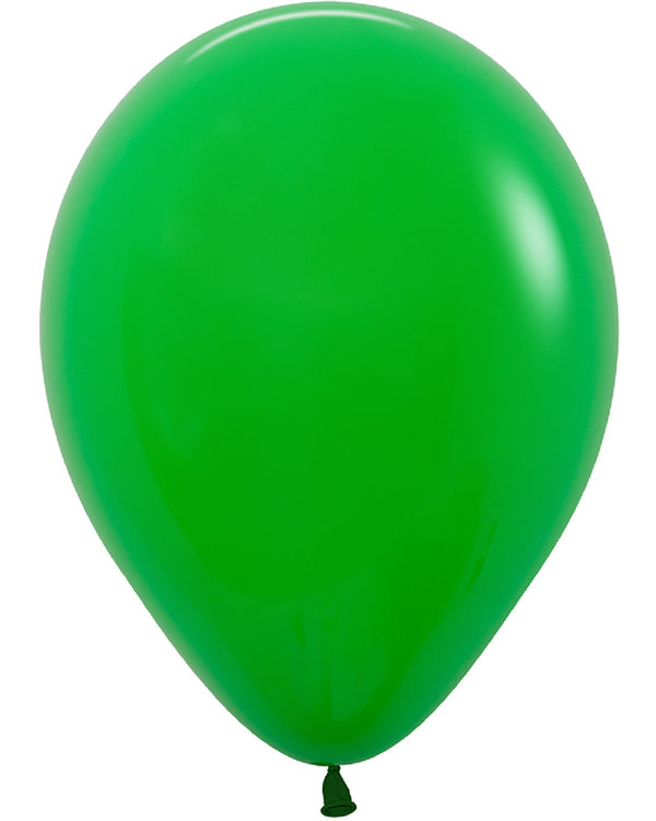 Fashion Shamrock Green 30cm Latex Balloons Pack of 50
