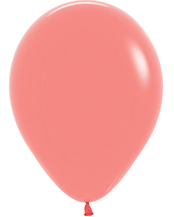 Fashion Tropical Coral 30cm Latex Balloons Pack of 100