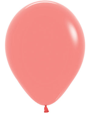 Fashion Tropical Coral 30cm Latex Balloons Pack of 25