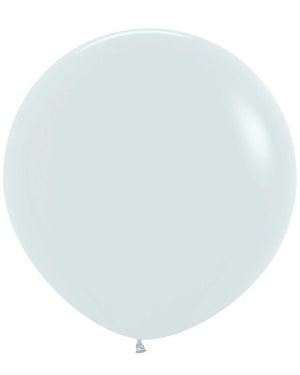 Fashion White 60cm Latex Balloons Pack of 10