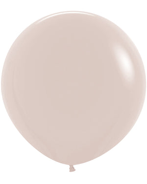 Fashion White Sand 60cm Latex Balloons Pack of 10