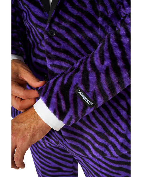 Faux Fur Purple Pimp Mens Suitmeister