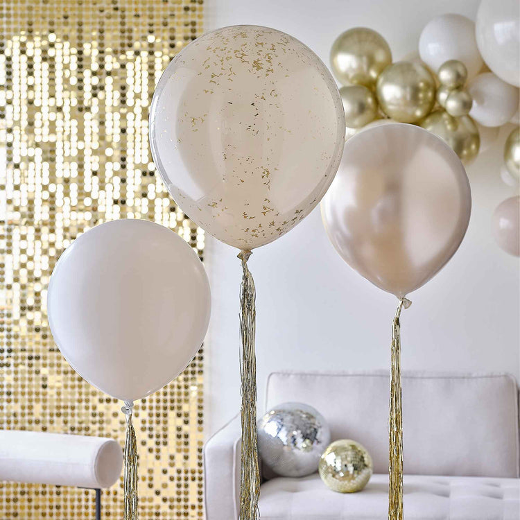 Gold Party Balloon Bundle