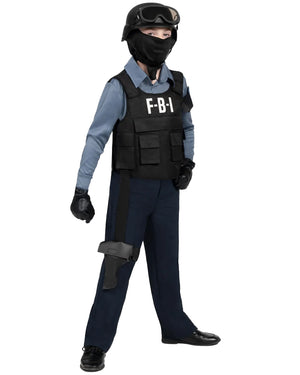 FBI Police Kids Costume