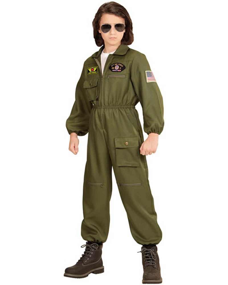 Fighter Jet Pilot Kids Costume