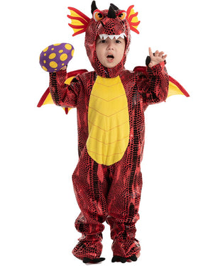 Fire Dragon Kids Costume