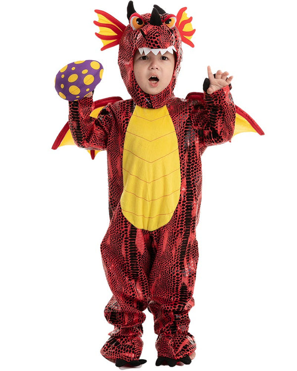 Fire Dragon Kids Costume