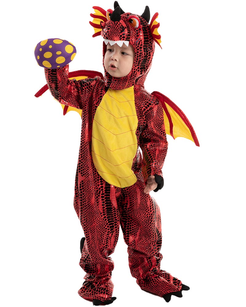 Fire Dragon Kids Costume