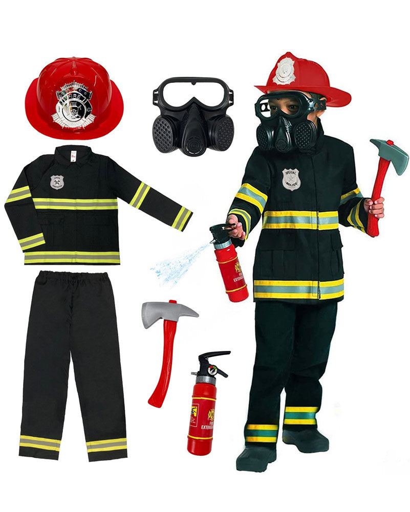 Complete Fireman Boys Costume
