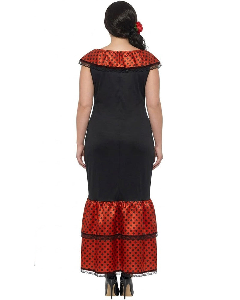 Flamenco Senorita Womens Plus Size Costume