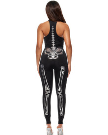 Flashy on the Inside Skeleton Womens Halloween Costume