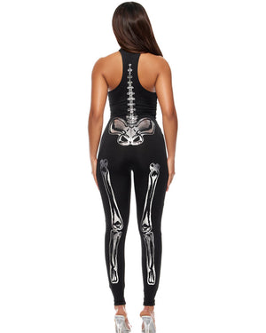 Flashy on the Inside Skeleton Womens Costume