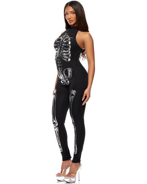 Flashy on the Inside Skeleton Womens Costume