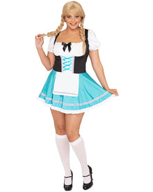 Flirty Fraulein Oktoberfest Womens Plus Size Costume
