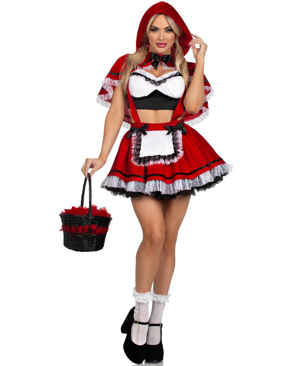 Flirty Miss Red Womens Costume