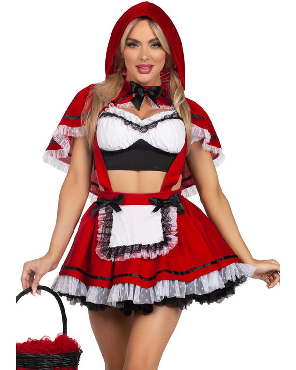 Flirty Miss Red Womens Costume