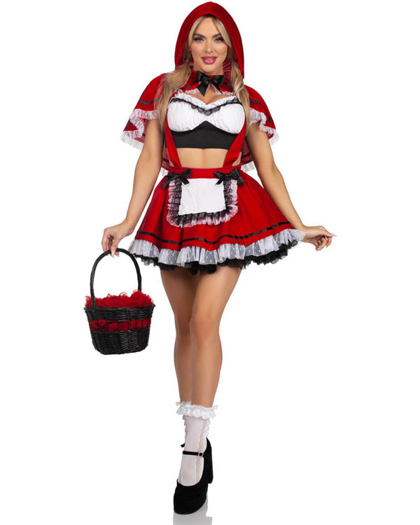Flirty Miss Red Womens Costume