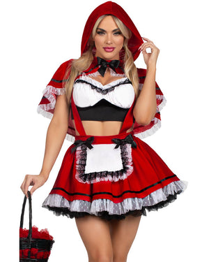 Flirty Miss Red Womens Costume