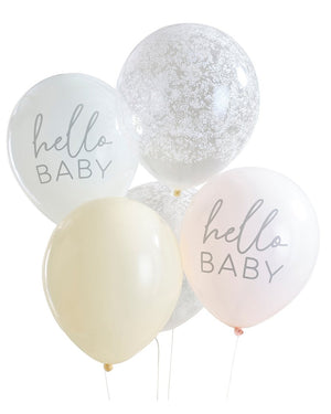 Floral Baby Balloon Bundle Pack of 5