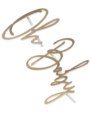 Floral Baby Birthday Cake Decoration