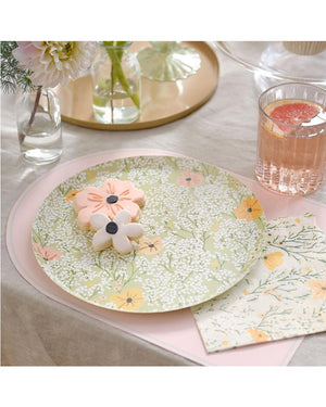 Floral Baby Floral Plates Pack of 8