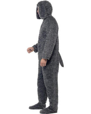 Fluffy Grey Dog Adult Costume