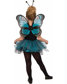 Fluttery Blue Butterfly Girls Costume
