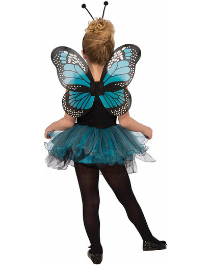 Fluttery Blue Butterfly Girls Costume