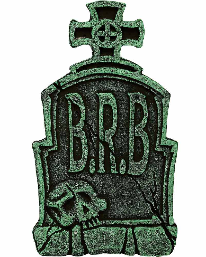 Spooky Graveyard Foam Tombstones Pack of 6