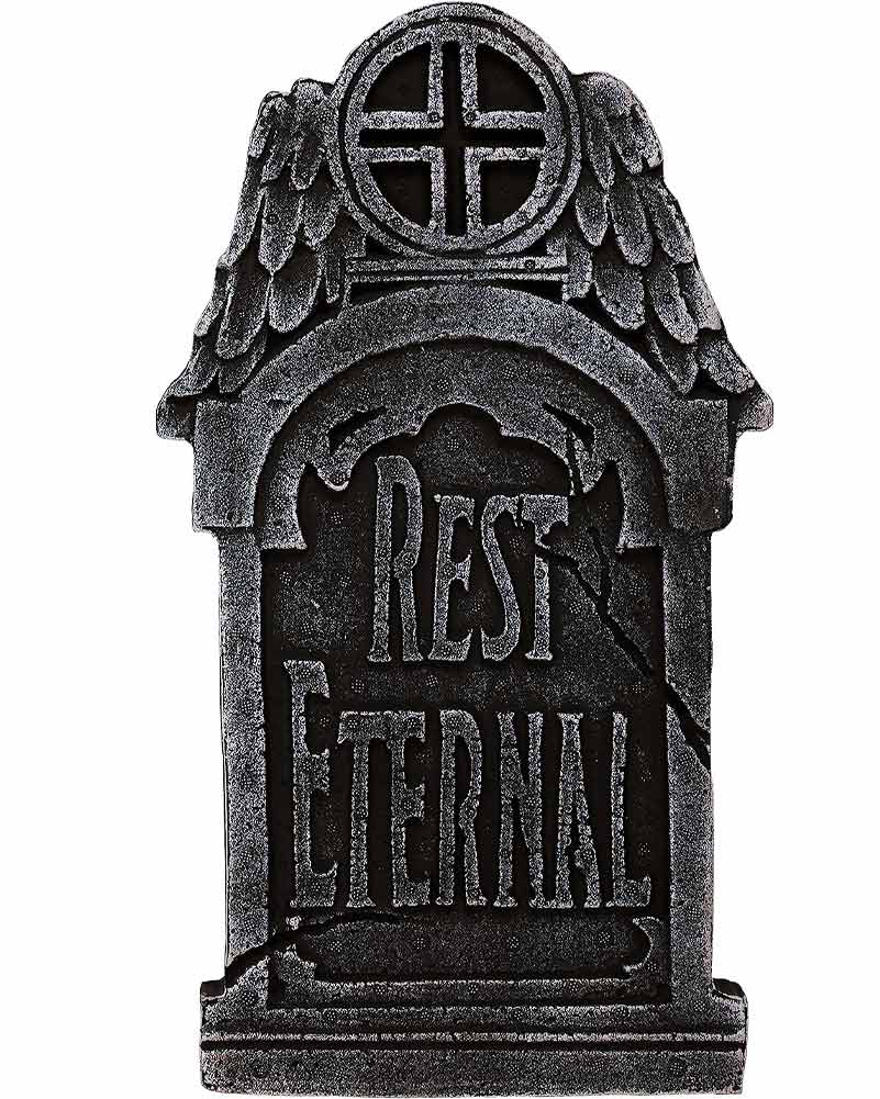 Spooky Graveyard Foam Tombstones Pack of 6