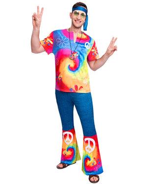 Free Spirit Man Mens Costume Standard Size