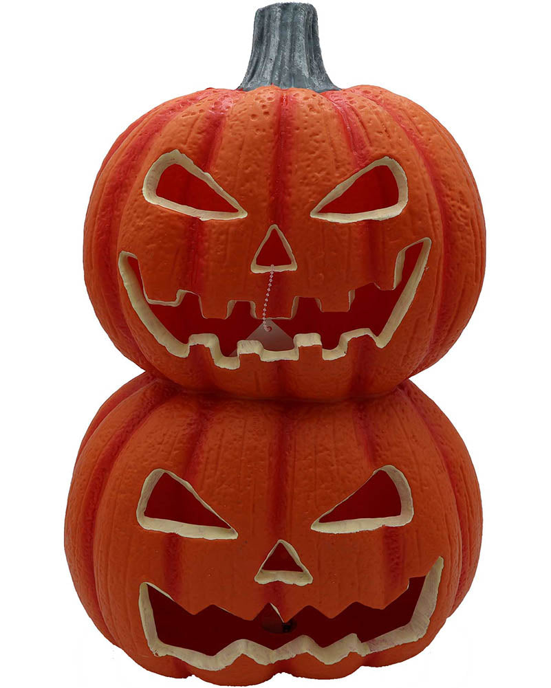 Fright Night Pumpkin Stack Halloween Decoration 48cm