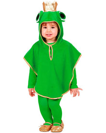 Frog Prince Poncho Kids Costume